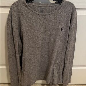 Polo by Ralph Lauren Charcoal Long Sleeve Tee